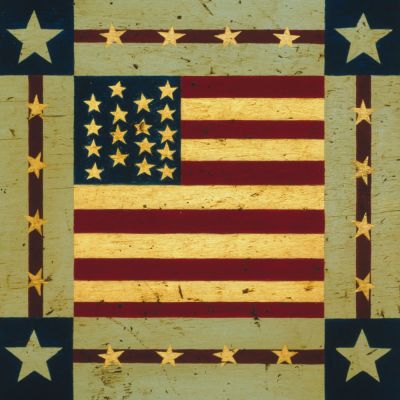 Square Flag Outdoor Art 24X24